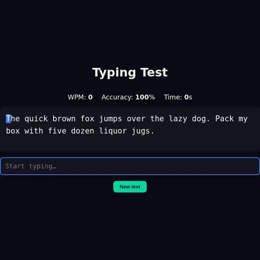 Typing Test